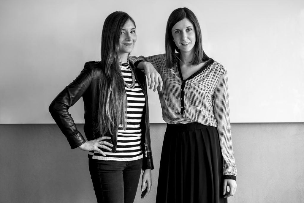 Fotografia di Arianna e Sara, architetti dello studio Argo4.